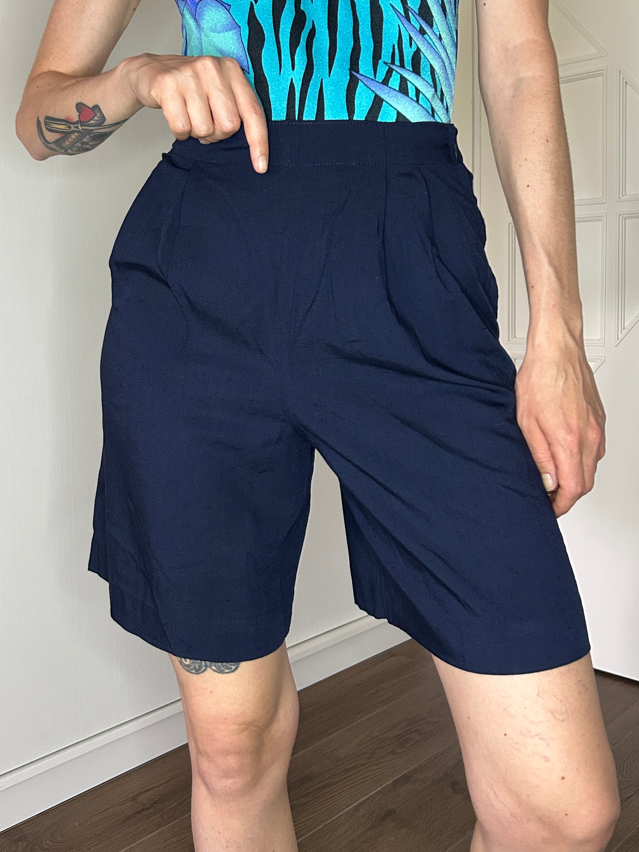 Shorts blu navy